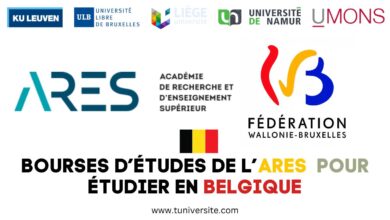 Bourses de l'ARES pour Étudier en Belgique