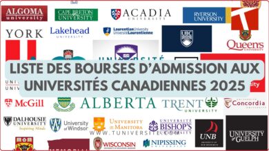 Bourses d'admission au Canada