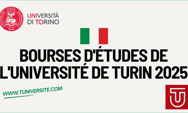 Bourses d'Études De L'Université De Turin Pour Étudiants Étrangers
