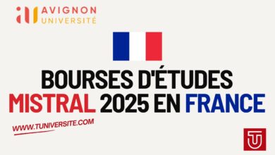 Bourses d'Études MISTRAL en France