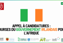 Bourses du Gouvernement Irlandais pour l'Afrique