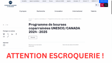 Programme de bourses coparrainées UNESCO–Canada