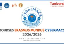 Bourses Erasmus Mundus CYBERMACS 2026