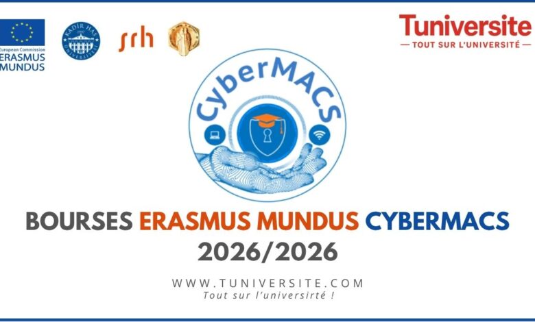 Bourses Erasmus Mundus CYBERMACS 2026