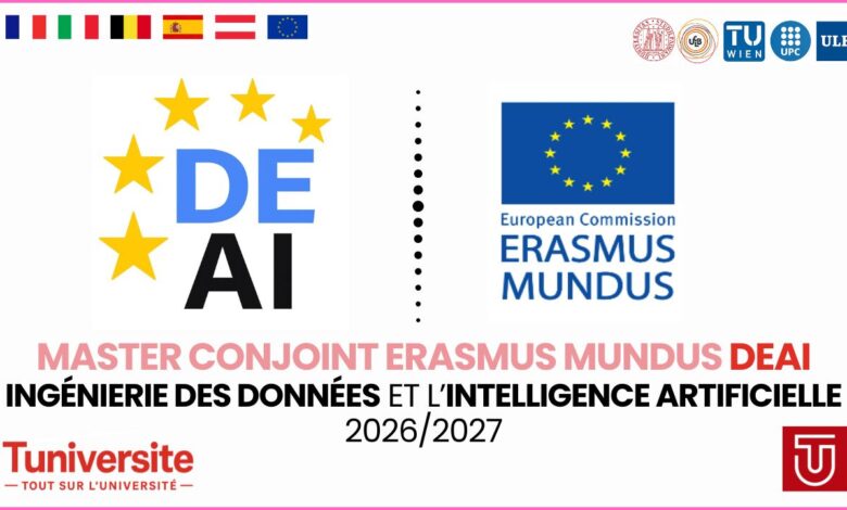 Bourses Erasmus Mundus DEAI en ingénierie des données et intelligence artificielle