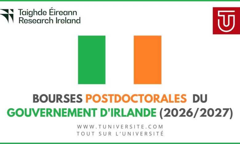 Bourses Postdoctorales du Gouvernement Irlandais 2026