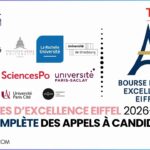 Bourses d’Excellence Eiffel 2026-2027 Liste complète des appels à candidatures ouverts