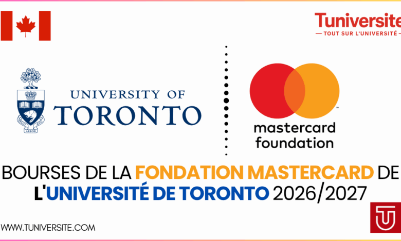 Bourses de la Fondation Mastercard de l'Université de Toronto 2026
