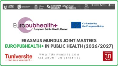 Erasmus Mundus Joint Masters EUROPUBHEALTH+ in Public Health (20262027)