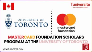Mastercard Foundation Scholars Program at the University of Toronto 20262027