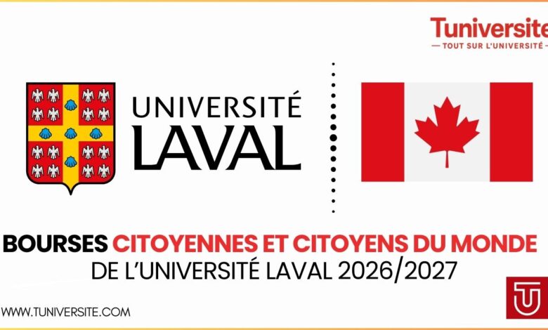Bourses Citoyennes et Citoyens du Monde de l'Université Laval 2026