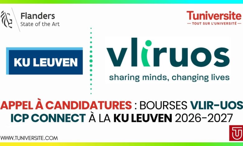 Bourses VLIR-UOS ICP Connect à la KU Leuven 2026