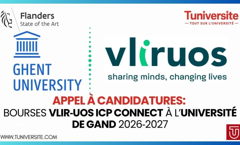 Bourses VLIR‑UOS ICP Connect à l’Université de Gand 2026