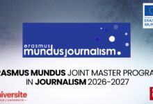 Erasmus Mundus Joint Master PROGRAM in Journalism 2026-2027