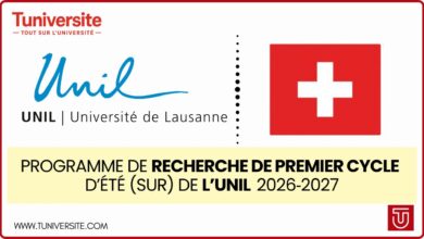 Programme de recherche de premier cycle d’été (SUR) de l’UNIL
