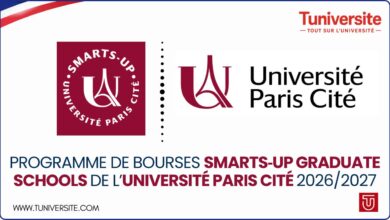 Programme de bourses SMARTS‑UP Graduate Schools 2026‑2027