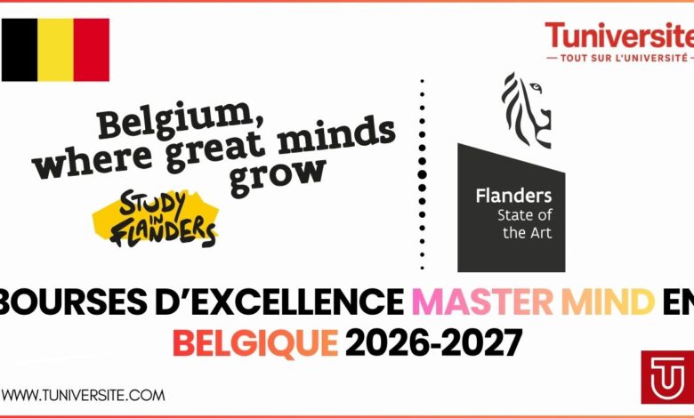 Bourses d’Excellence Master Mind en Belgique 2026‑2027