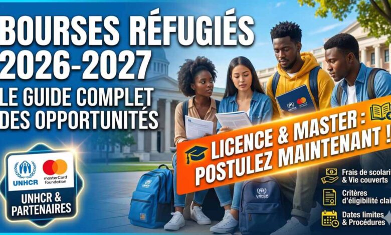 Bourses pour réfugiés 2026
