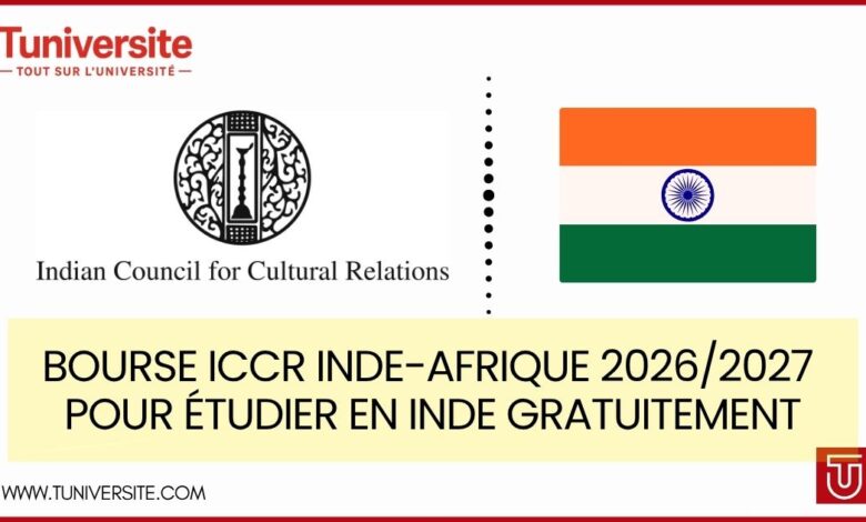 Bourse ICCR Inde-Afrique 2026/2027 pour Étudier en Inde Gratuitement
